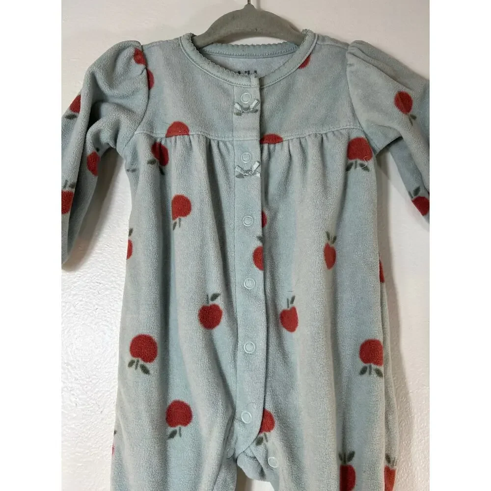 CHILD OF MINE by Carter’s Girl’s Fleece Footed Pajama / Size: 0-3 Months